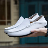 Men Genuine Leather Casual Loafers