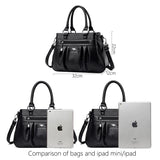 Triple Compartment Tote Bag