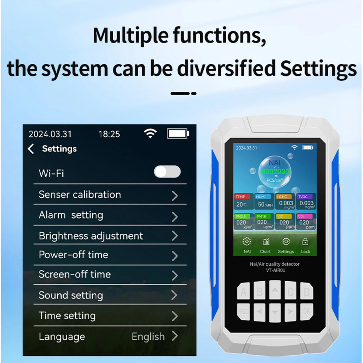 Air Quality Detector with Ionizer