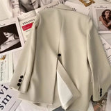 TrendyCore™ – Streetwear Office Blazer (Long Sleeve, Korean Fit, 2025 Vibe)