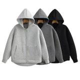 Women's Oversized Zip Hoodie Jacket