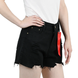 Women’s 3PCS High Waist Ripped Denim Shorts