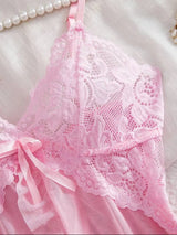 Blush Satin Sleepwear Set