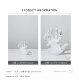 Abstract Palm Hand Sculpture Decor