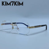 Elite Rimless Rectangle Sunglasses
