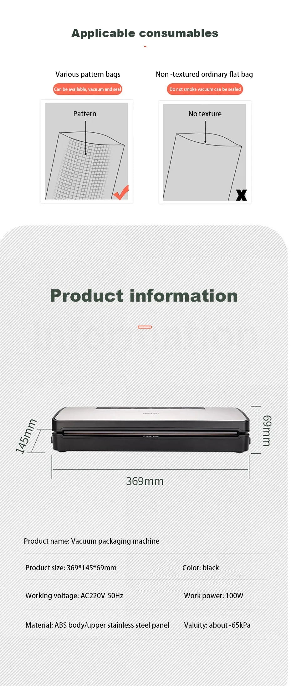 Smart Vacuum Sealer Machine