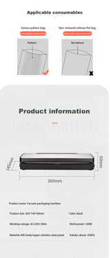Smart Vacuum Sealer Machine
