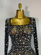 Women's Sparkling Party Mini Dress
