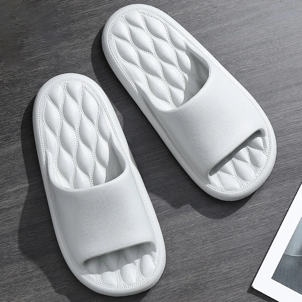 Men EVA Thick Platform Bathroom Slippers