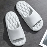 Men EVA Thick Platform Bathroom Slippers