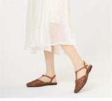 Women’s Pointed Toe Flat Roman Sandals