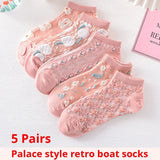 Women Lace Bow Stockings