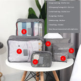 6-Piece Travel Clothes Organizer Set – Packing Cubes