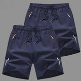 Men's Plus Size Ice Silk Shorts – Cool Summer Wear