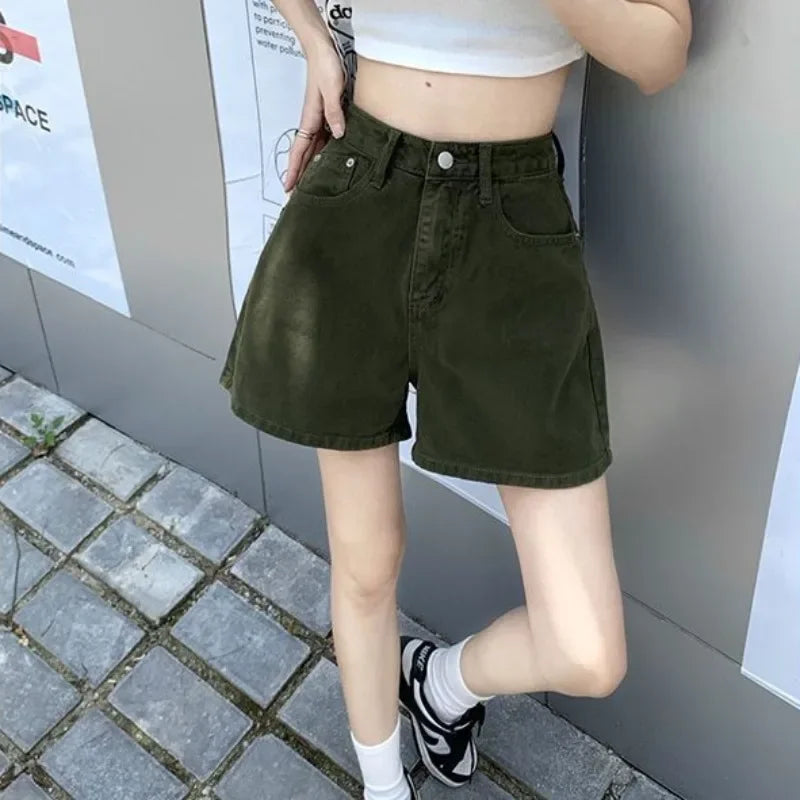 Women's Baggy Denim Short Jeans