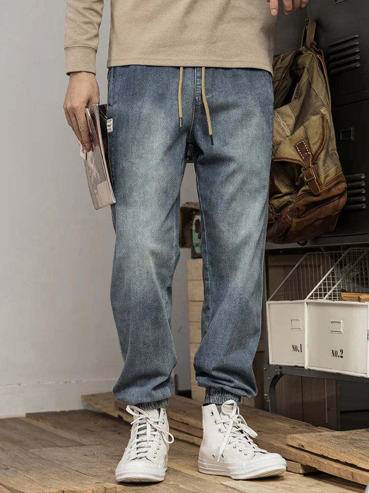 Men’s Classic Washed Blue Jeans