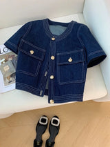 Women's Vintage Streetwear Summer Denim Jacket