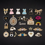 Women Metal Designer Shoe Charms Accessories
