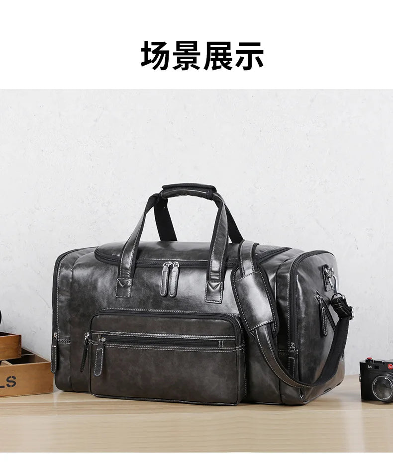 Premium Leather Travel Bag
