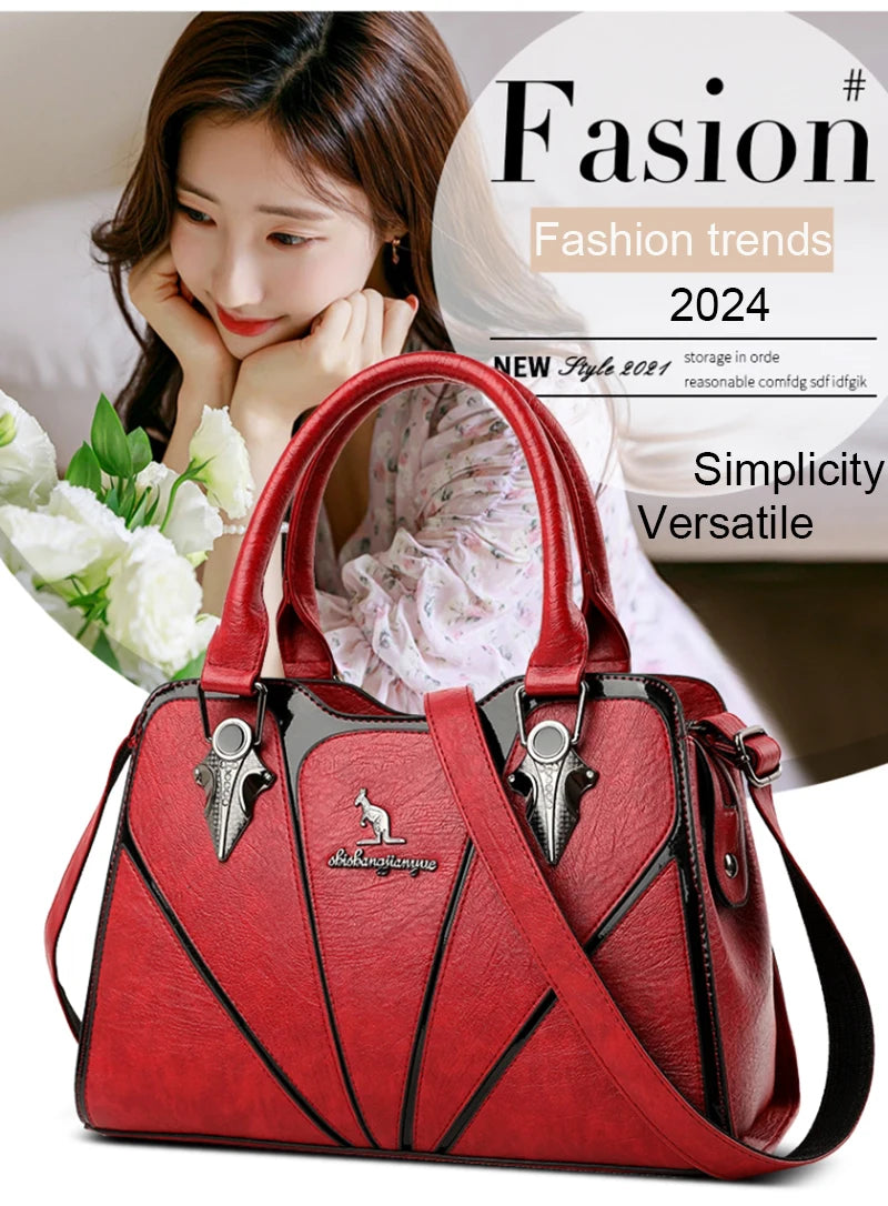 Classic Leather Crossbody Bag
