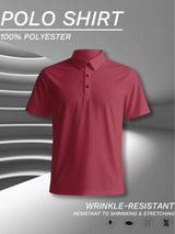 Men Casual Polyester Polo Shirts