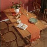 Christmas Orangered Table Runner
