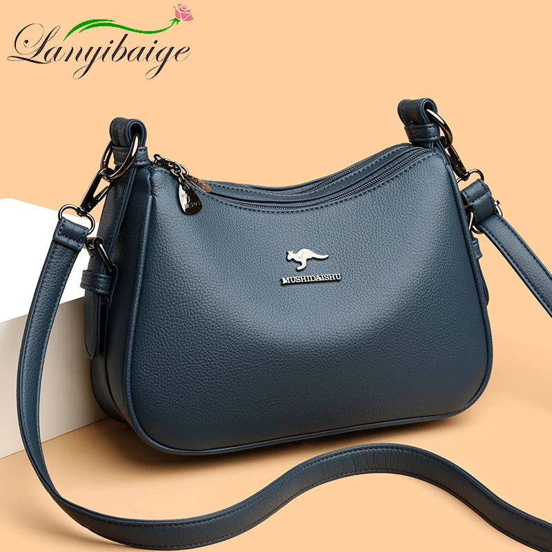 Minimalist Leather Shoulder Bag