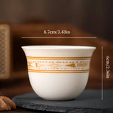 White Porcelain Coffee Cup