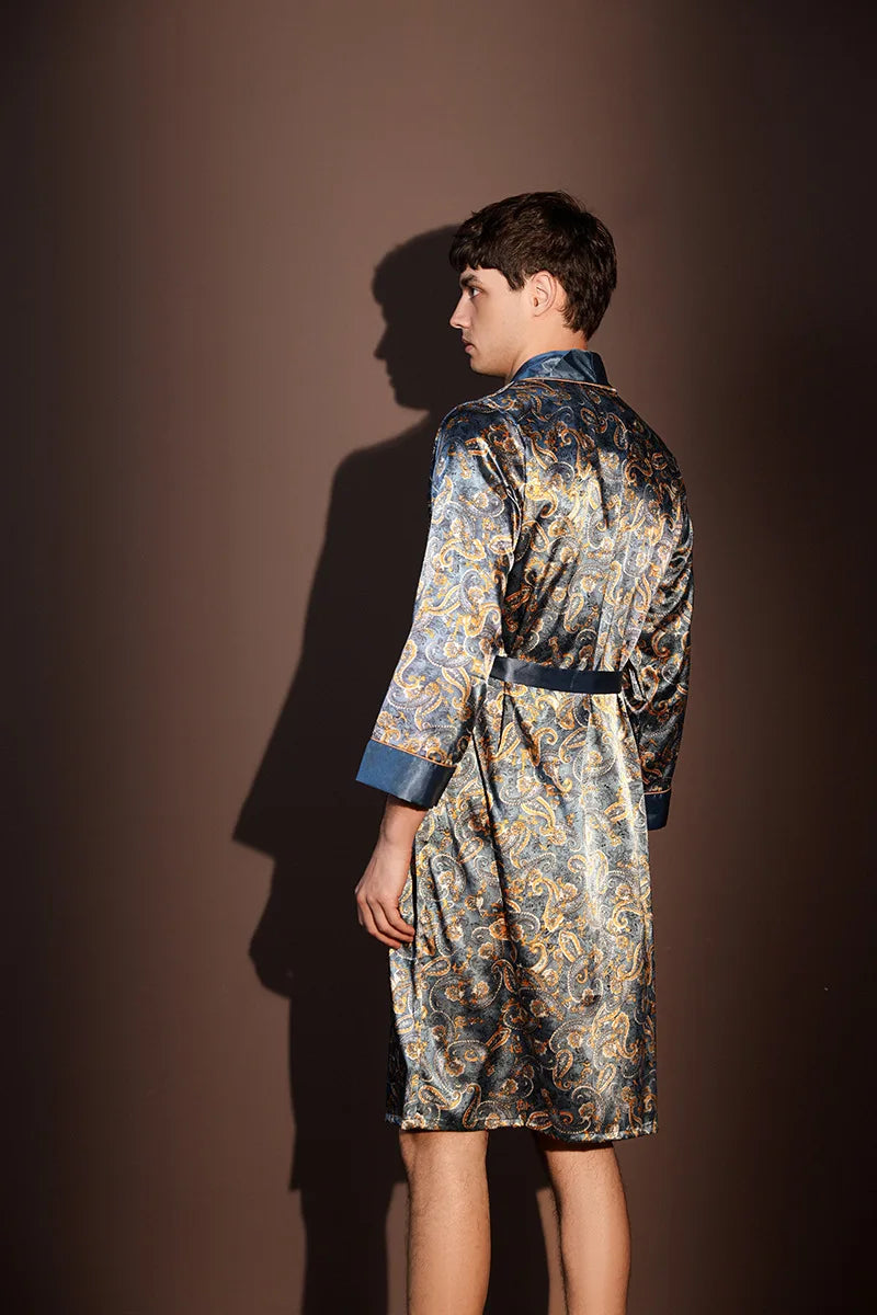 Elite Silk Lounge Robe