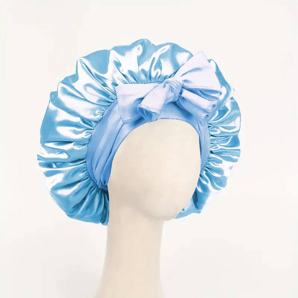 Adjustable Silk Satin Bonnet for Sleeping – Hair Protection