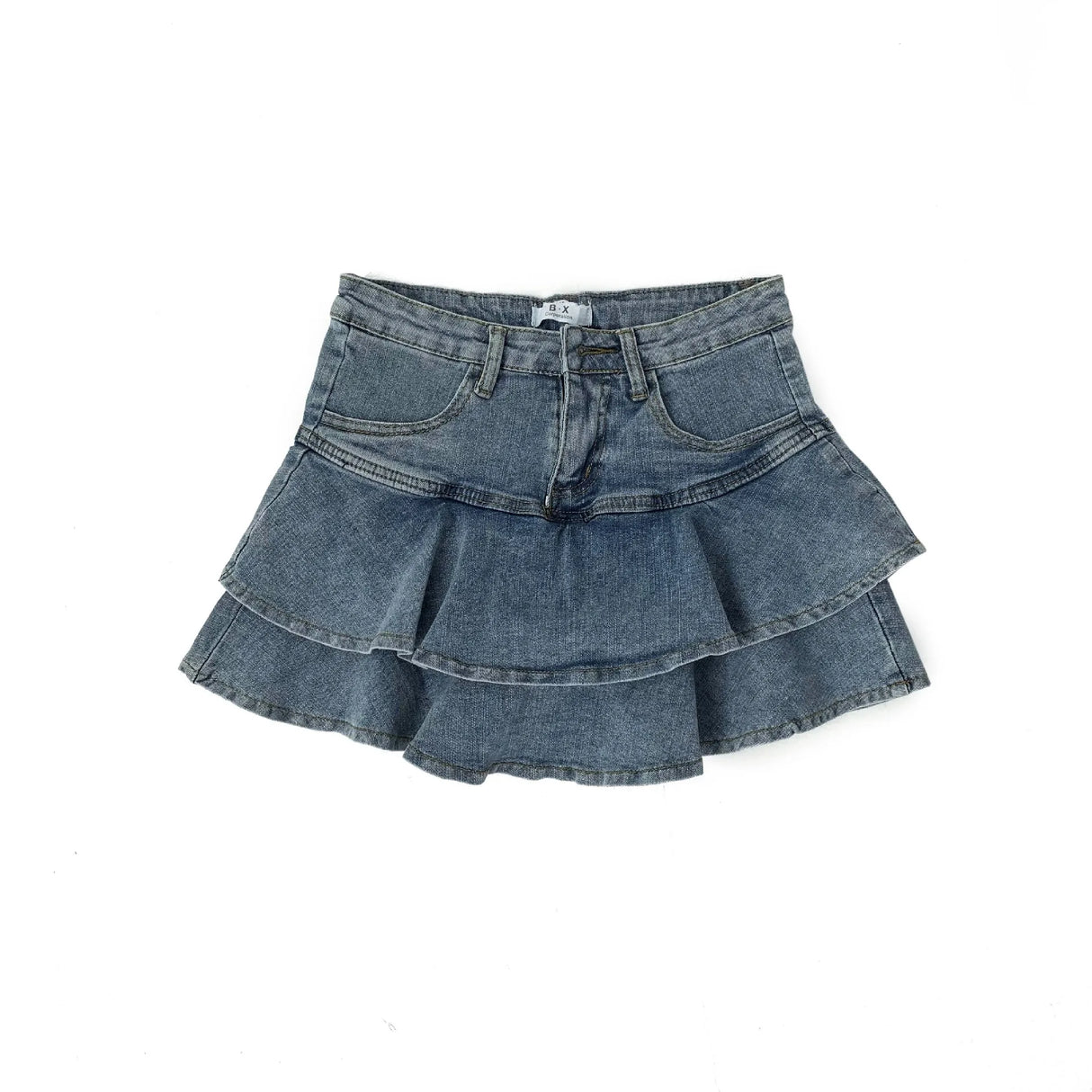 DoubleEdge™ – Anti-Slip Cake Skirt (Stretch Slim A-Line Layered)