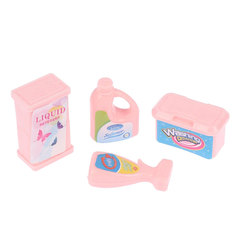 Kids Dollhouse Laundry Play Set