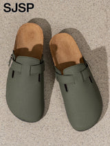 Men’s Solid Color Mules