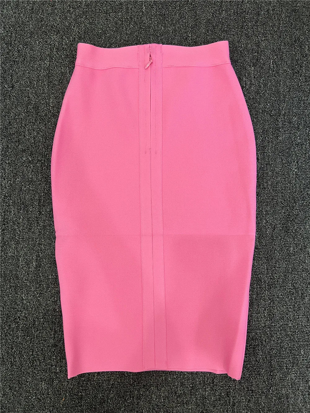 Women Bodycon Bandage Pencil Skirt