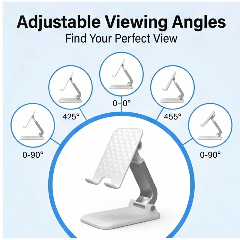 Universal Adjustable Phone & Tablet Stand for Desk