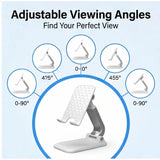 Universal Adjustable Phone & Tablet Stand for Desk