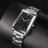 Luxury Square Gold Quartz Couple Watches