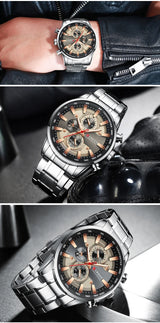 CURREN Luxury Men’s Quartz Chronograph Watch