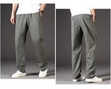 Men's Plus Size Cargo Pants – 6XL Summer Cotton