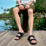 Men Webbing Outdoor Slip On Sandals