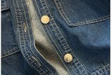 Women's Short Sleeve Denim Cropped Jacket