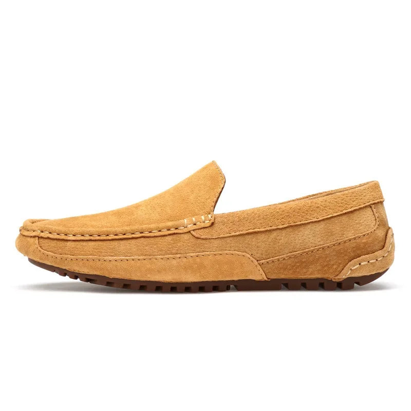 Men’s 2025 Luxury Suede Boat Loafers