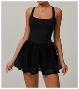 Women Mesh Breathable Tennis Skirt