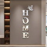 Home Mirror Wall Sticker