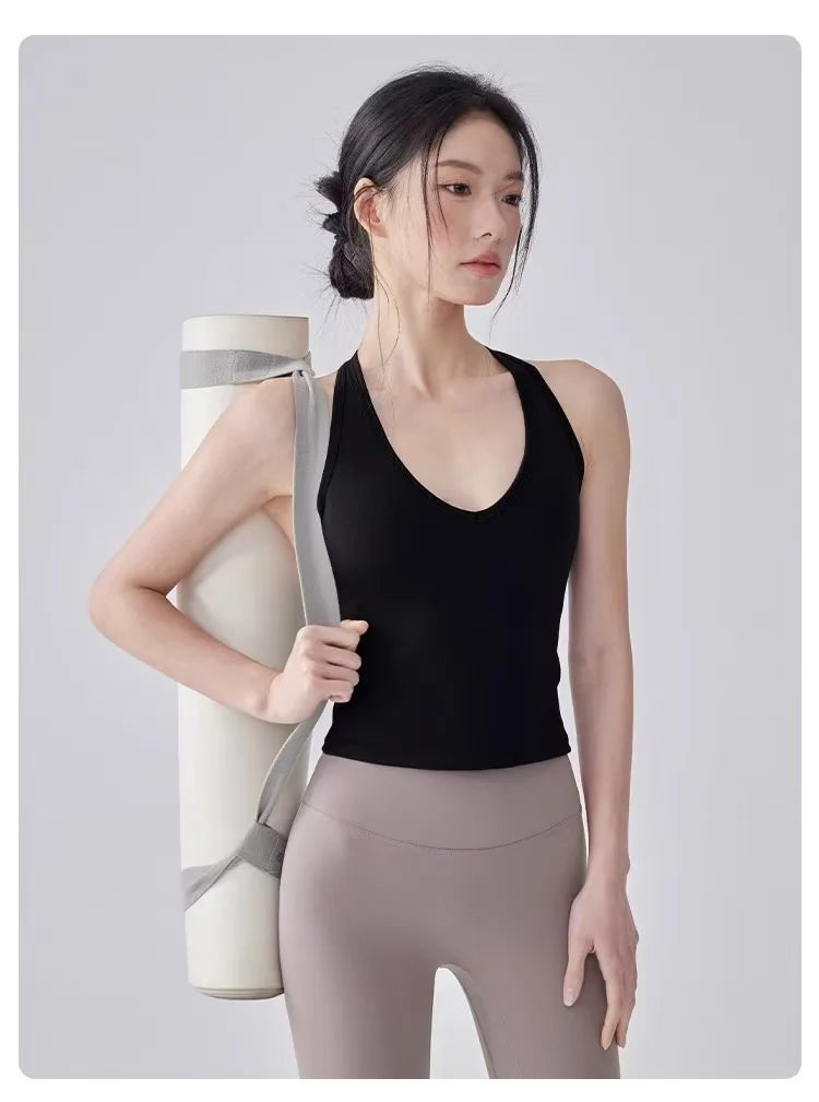 Fitness Vest Backless Sports Top