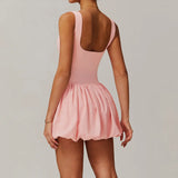 Women Tennis Skirt Yoga Jumpsuit