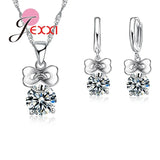Bridal 925 Silver Zirconia Jewelry Set