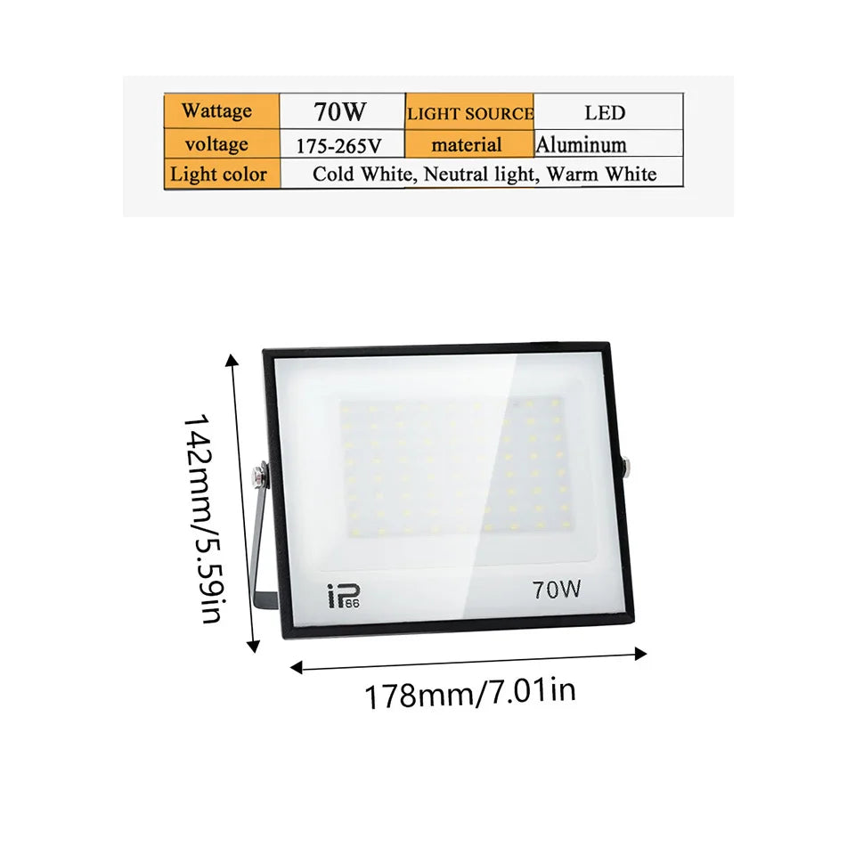 Waterproof LED Outdoor Spotlight