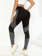 Mesh Colorblocked Women's Yoga Leggings – High Waist Tummy Control Pants