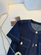 Women's Vintage Streetwear Summer Denim Jacket